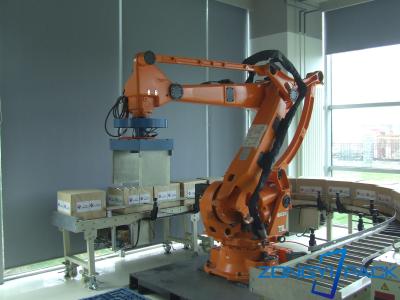 Chine La configuration cartonne le métal complètement automatique de robot de machine en plastique de Palletizer à vendre