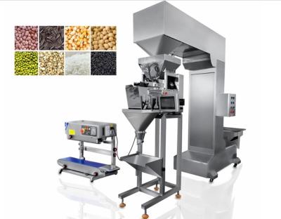 China MCU Automatic Granule Grain Packaging Machine Liner Weigher for beans nuts chips for sale