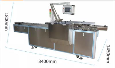 China Medical Gloves Automatic Cartoning Machine Packaging 1800mm for sale
