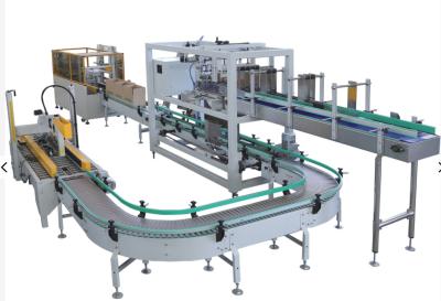 China 2000kg Corrugated Box Packing Machine Bottom Sealing Line for sale