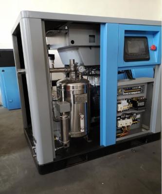China 30 Hp Rotary Oil Free Screw Compressor Air 8 Bar 22KW 72dB for sale