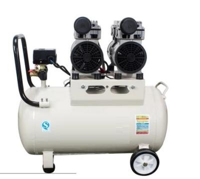 China Small 1100w Oil Free Piston Air Compressor Soundless 50dB for sale
