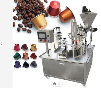China JS 20CC Rotary Cup Filling Sealing Machine Coffee Powder Filling for sale