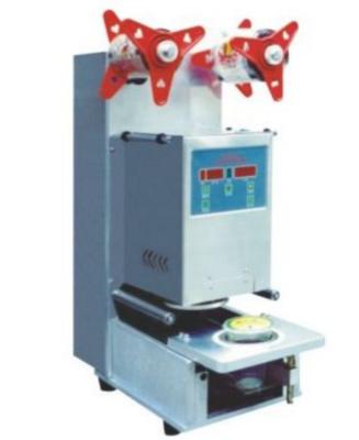 China House Use Bubble Tea Machine Manual / Semi - Auto Plastic Cup Sealing Machine 95mm for sale