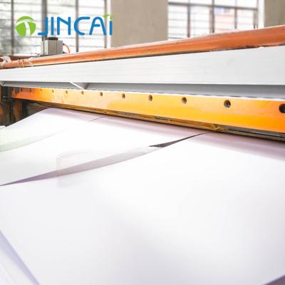 China JINCAI high quality 0.1-3mm waterproof white blank rigid PVC sheet roll for advertising printing for sale