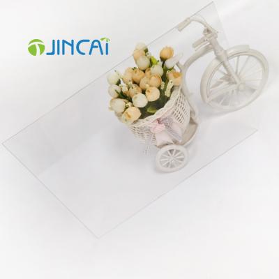 China JINCAI uv resistant clear pvc grey plastic sheets transparent plain fiber glass sheets plastico pvc for sale
