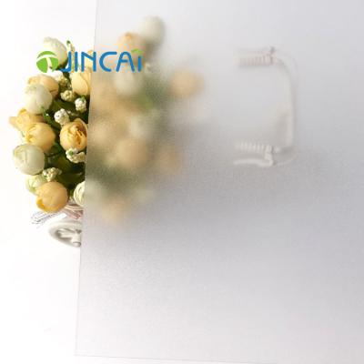 China JINCAI Rigid plastic transparent 300 micron forested transparent pvc sheet for making business cards for sale