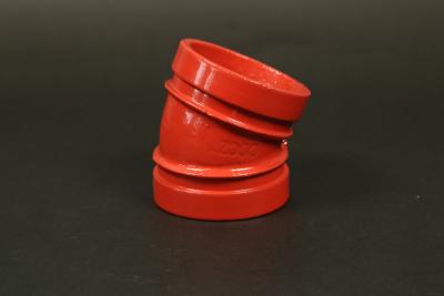 China Threaded Grooved Fittings Wear Resistance 3mm Wall Thickness for sale