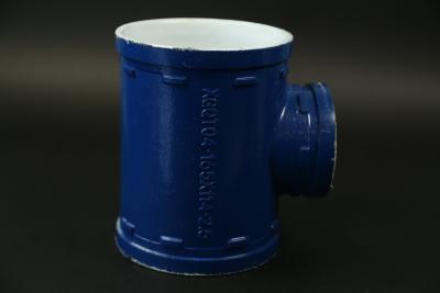 China XGQT04-165x114-2.5 blue Lined Pipe Fittings Corrosion Resistance for sale