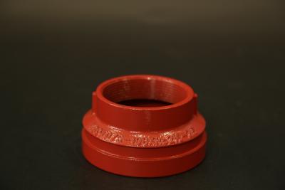 China Red Threaded Eccentric Reducer WFZT For Pipeline System for sale