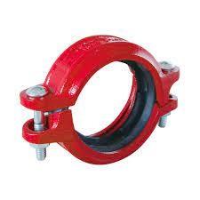 China Red 76mm Grooved Pipe Fittings For High Performance Piping for sale