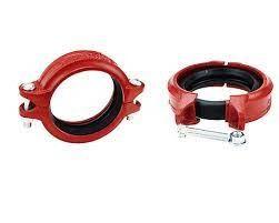 Китай Casting Technics Grooved Clamp Coupling For Fire Duct Piping Systems продается