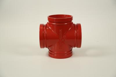 China High Strength Grooved Fittings 4 Way Corrosion Resistance for sale