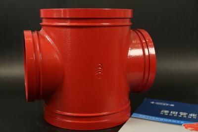China DN60--DN426 4 Way Pipe Fitting With Threaded Connection And Polished Finish for sale