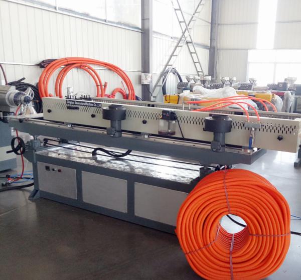 Quality PP PE PVC Single Wall Corrugated Pipe Machine Plastic Corrugated Pipe Extrusion for sale