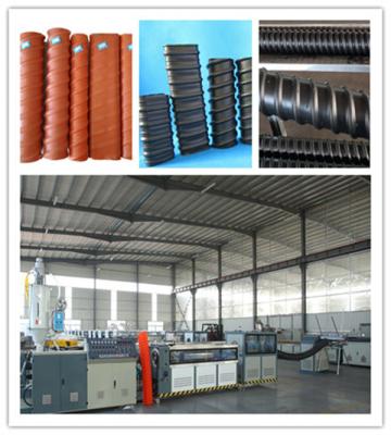 China Máquina de producción de conductos corrugados prestrensados 60 kg/H-80 kg/H Máquina de extrusión de tuberías corrugadas en venta