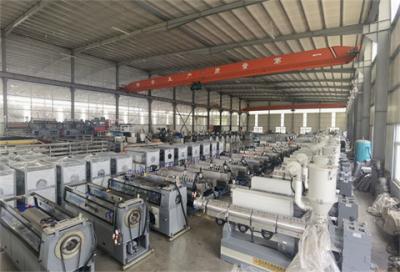 China Plastic Cable Protecting Corrugated Pipe Extruder , PE Corrugated Pipe Making Machine for sale