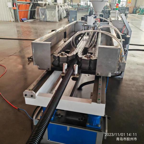 Quality SGS HDPE Pipe Extruder Machine , Plastic Single Wall Corrugated Pipe Production for sale