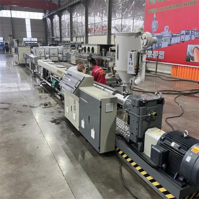 China Spezielle Kunststoffrohrmaschine Energieeinsparende PE-Rohrproduktionslinie ISO zugelassen zu verkaufen