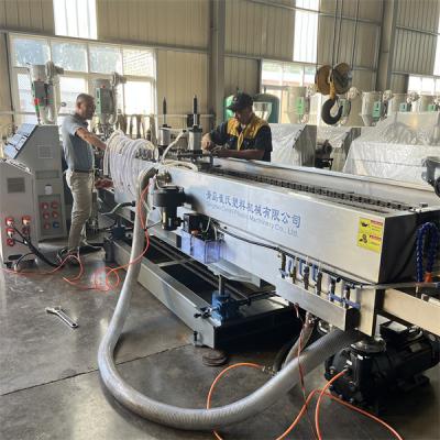 Κίνα Μηχανή εκτόξευσης πλαστικών σωλήνων υψηλής χωρητικότητας HDPE εξοπλισμός κυματοειδών σωλήνων SGS προς πώληση