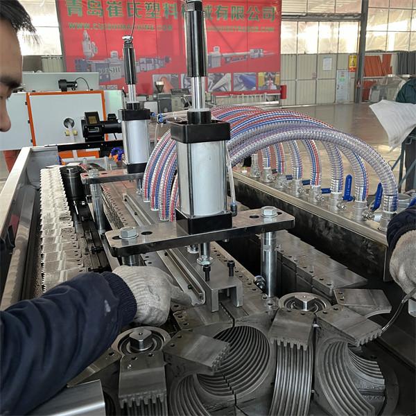 Quality 2-6m/Min Double Wall Corrugated Pipe Machine Sewer / Drainage Pipe Extruder for sale