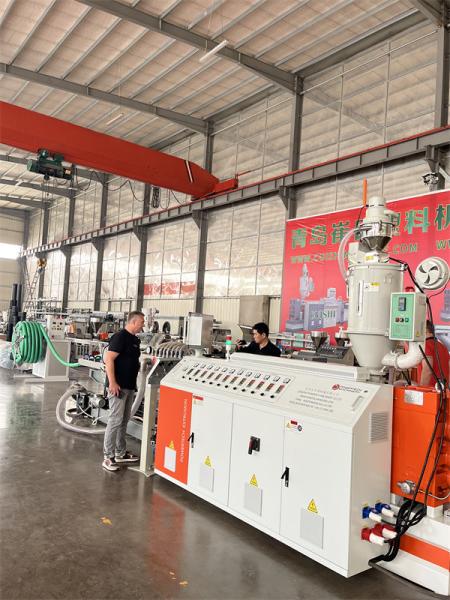 Quality Plastic PE PP Double Wall Corrugated Pipe Machine / PVC Conduit Pipe Manufacturi for sale