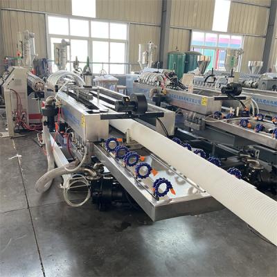 China PVC Corrugated Pipe Extrusion Line Double Wall For Drainage Pipe for sale