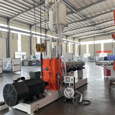 Cina Macchina per la fabbricazione di tubi in PE 90kw Linea di estrusione di tubi di drenaggio in plastica in vendita
