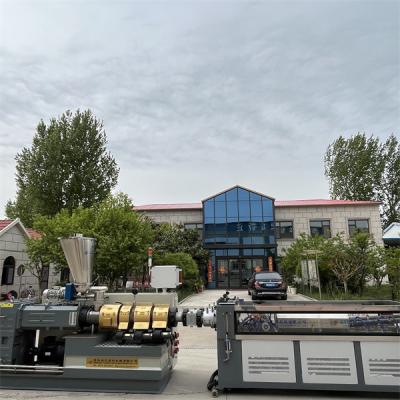 China HDPE Spiral Duct Tube Extrusion Line PE PVC Corrugated Pipe Machine Manufacturers for sale