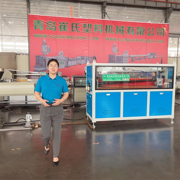 Quality HDPE Plastic Pipe Making Machine , Agricultural Irrigation Pipe Gas Tube for sale