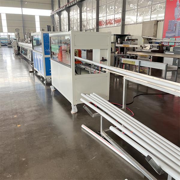 Quality 5-25m/Min PP PPR PE PVC Pipe Extruder Machine Multilayer Plastic Tube Making for sale