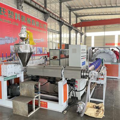 Κίνα Εύκολη λειτουργία PVC μηχανή αναρρόφησης σωλήνα πλεγμένο σωλήνα extruder μηχανή προς πώληση