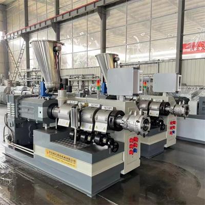 China PVC Pipe Twin Screw Extruder Food Processing Plastic Double Screw Extruder Machine for sale