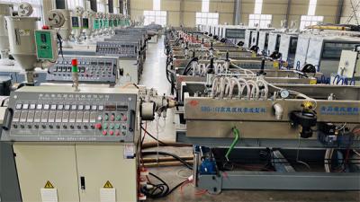 China High Speed Spiral Pipe Extrusion Line Single Wall Pipe Making Machinery for sale