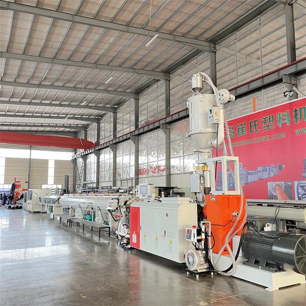 Quality 120-300kg/h HDPE Pipe Extruder , Water Pipe Production Line For Water Supply / for sale