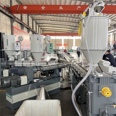 China Kunststoffrohr-Verdrängungs-Linie mit hoher Dichte HDPE Polyäthylen-Rohr-Fertigungsstraße zu verkaufen
