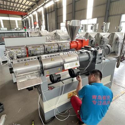 China PP PE EVA PVC PA Corrugated Pipe Extrusion Line Double Wall for sale