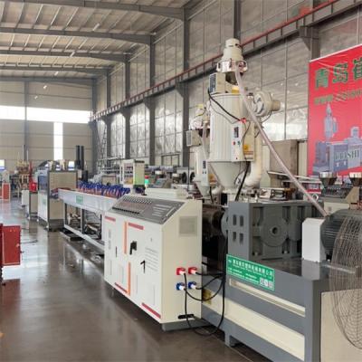 China Conical Twin Screw Extruder PVC Pipe Making Machine  1 Year Warranty for sale