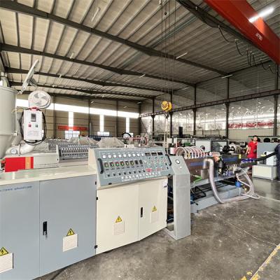 China Fully Automatic Spiral Pipe Extrusion Line  High Capacity PVC Hose Extruder for sale