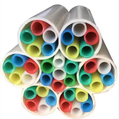 Cina 12 vie 5/3.5mm Hdpe Tube Bundle Fiber Optical Blowing Cable Installazione sotterranea Fibre Bundle Pipe Machine in vendita