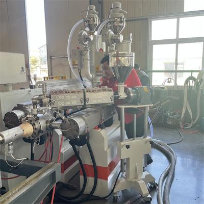 China Double Wall Corrugated Pipe Making Machine HDPE PE Plastic Extruders for sale
