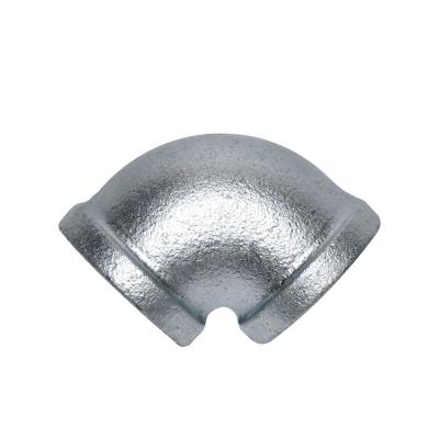 China NPT Threaded Plumbing Malleable Iron 90 Elbow Pipe Fitting / Galvanized Pipe Elbows for sale