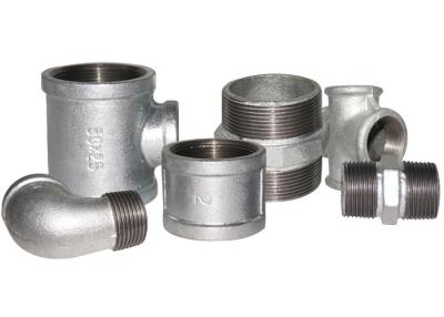 China GI Socket Galvanized Plumbing Fittings 1/2 Inch Pipe Fittings Malleable Iron Material for sale