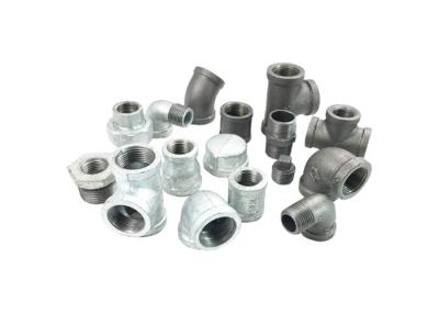 China 1/2 Inch Black Malleable Iron Pipe Fittings Metal Water Pipe Fittings ISO9001 for sale