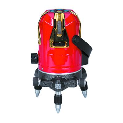 China Automatic Outdoor Indoor 360 Laser Level With Tripod Red Beam Self Leveling for sale