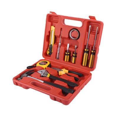 China 12pcs Household Hardware Portable Toolbox With Combination Hardware Toolbox Ratchet Wrench Set Te koop