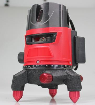 China 360 Degree Outdoor Multiline Laser Level Rotary Adjustable 5 Line Self Leveling for sale