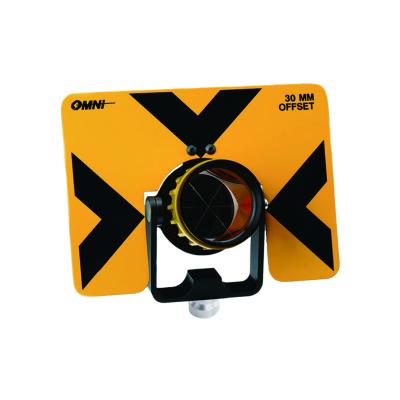 China All-Metal Single Tilt Prism- Fits All 0/-30mm Offset Total Stations Surveying Tool With Case Soft Bag for sale