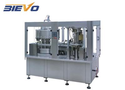 China Carbonated Drinks 3 In 1 220V Cans Filling Machine for sale