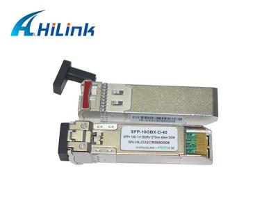 China Hilink 10G SFP+ BIDI WDM 40km Fiber Optic Transceiver Module 1270nm 1330nm Hot Pluggable for sale